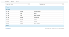 Desktop Screenshot of gallop.co.za