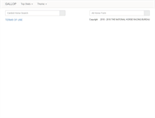 Tablet Screenshot of gallop.co.za